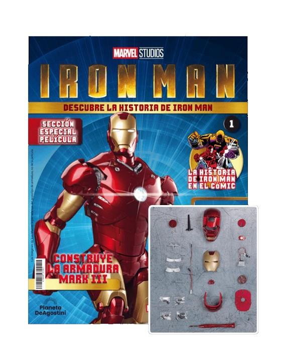 Iron Man. Construye la mítica armadura de Tony Stark | 9788410580091