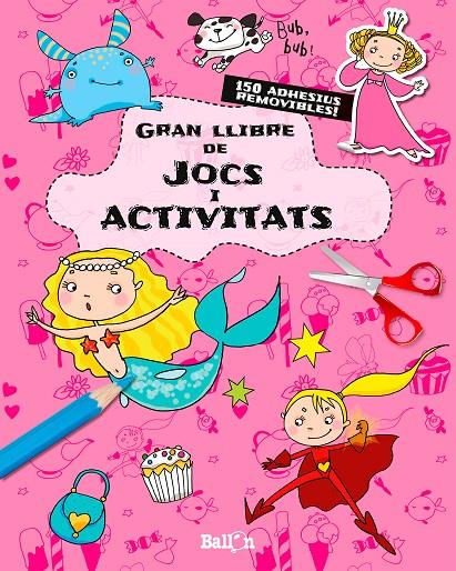 Gran llibre de jocs i activitats - rosa | 9789037496970 | Ballon/Ballon