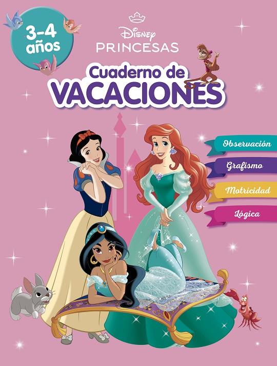 Princesas Disney. Cuaderno de vacaciones (3-4 años) (Disney. Cuaderno de vacacio | 9788419487155 | Disney