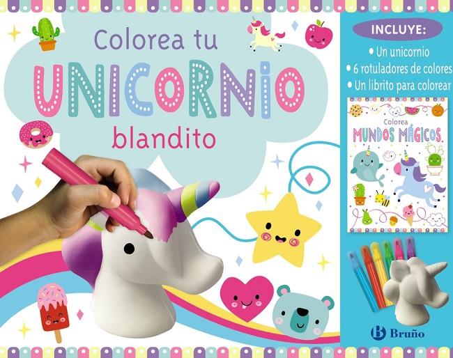 Colorea tu unicornio blandito | 9788469665534 | Varios Autores