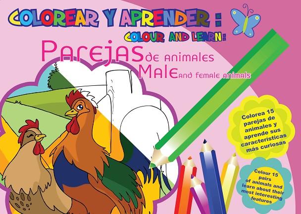 Colorear y aprender. Parejas de animales | 9788493928179 | Varios autores