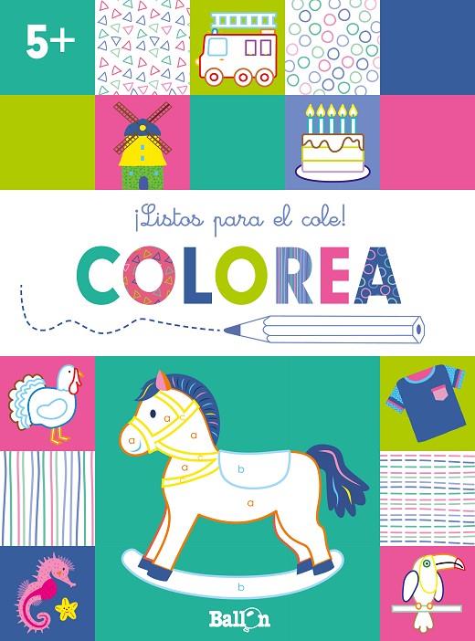 Listos para el cole : colorea 5+ | 9789403224916