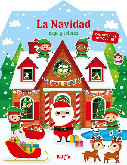 La Navidad - Pego y coloreo | 9789403214856 | Ballon