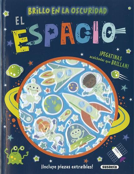 El espacio - Pegatinas que brillan | 9788467792843 | Ediciones, Susaeta