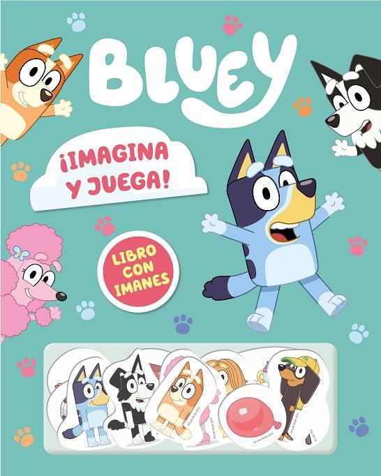 Bluey. Libro juguete - ¡Imagina y juega! Libro con imanes | 9788448869113 | Bluey