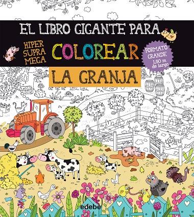 Libro gigante para colorear. La granja | 9788468327983 | Éditions Rustica