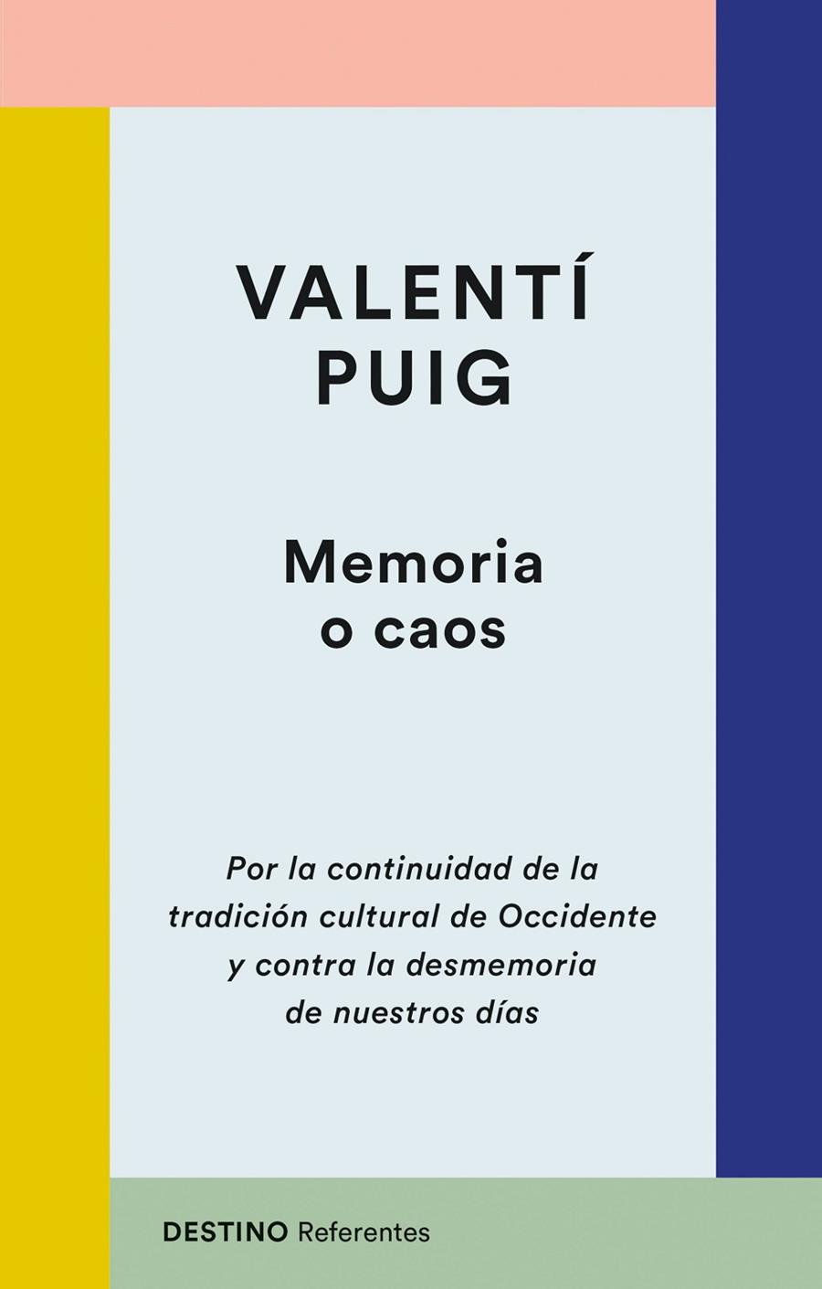 Memoria o caos | 9788423356324 | Puig, Valentí