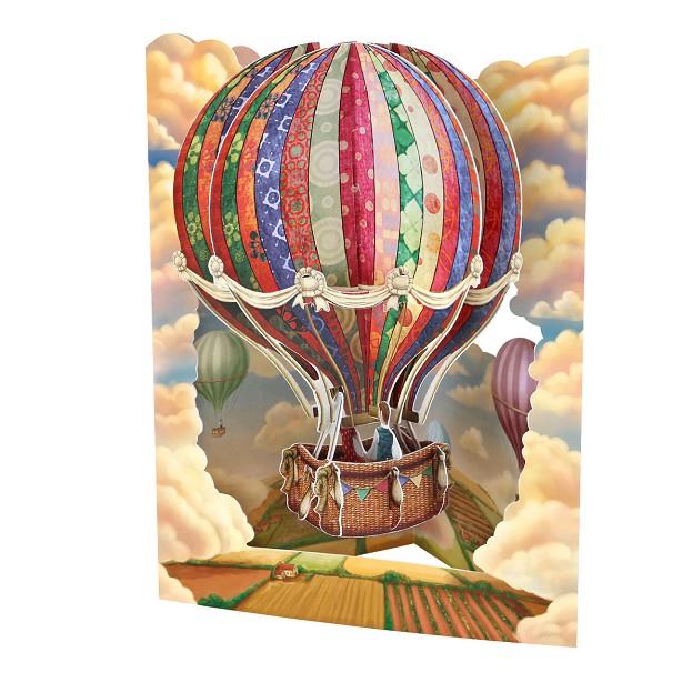 Postal Swing Cards 3D pop-up Globus aeroestàtic | 5018997131374