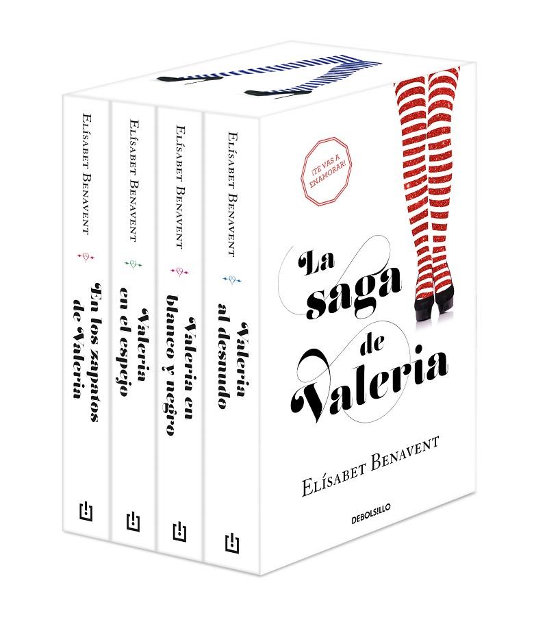 Pack Valeria : En los zapatos de Valeria ; Valeria en el espejo ; Valeria en blanco y negro ; Valeria al desnudo | 9788466354127 | Benavent, Elísabet