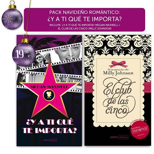 Pack Romántica:  ¿Y a tí que te importa? y El club de las cinco | 9788492929818 | Rodríguez del Álamo, Carmen/Johnson, Milly