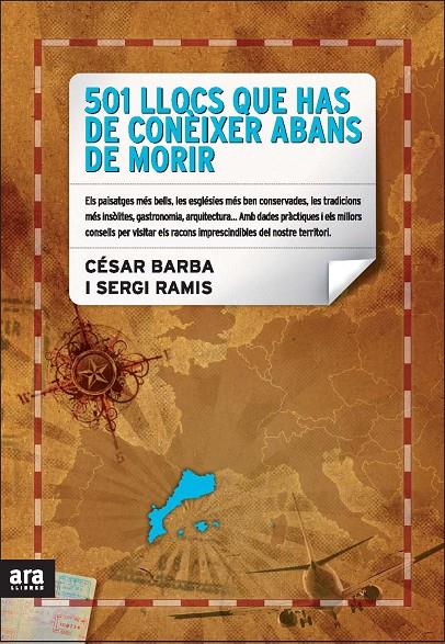 501 llocs que has de conèixer abans de morir | 9788492552054 | César Barba - Sergi Ramis