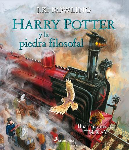 Harry Potter y la piedra filosofal . Ilustrado | 9788498387070 | J.K. Rowling