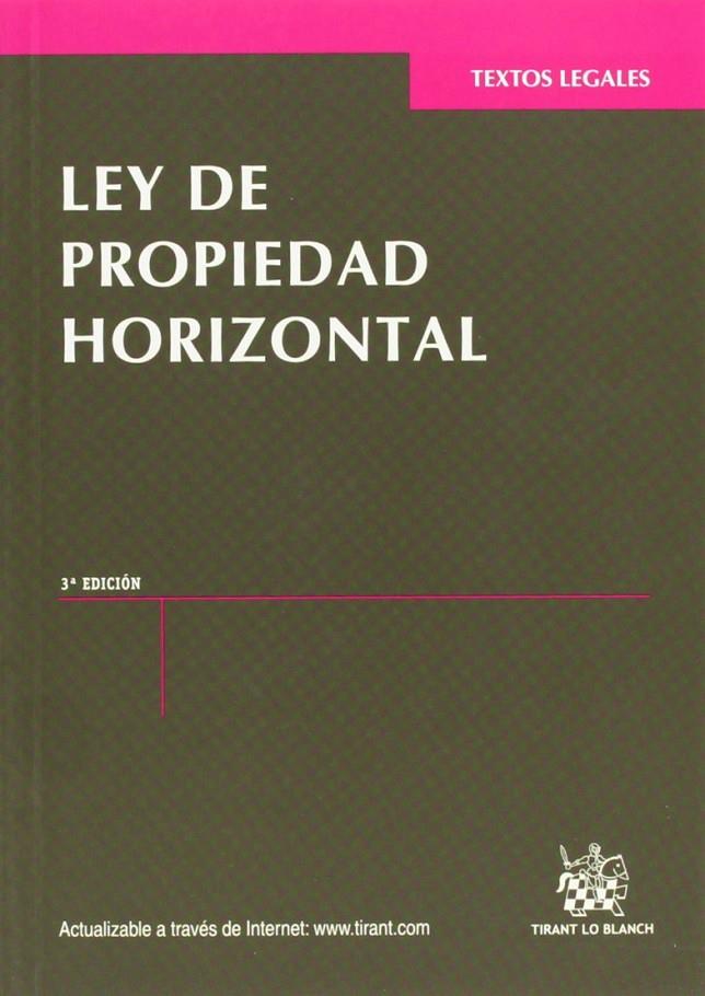 Ley de propiedad horizontal | 9788490330562 | Coquillat Vicente, Ángela...