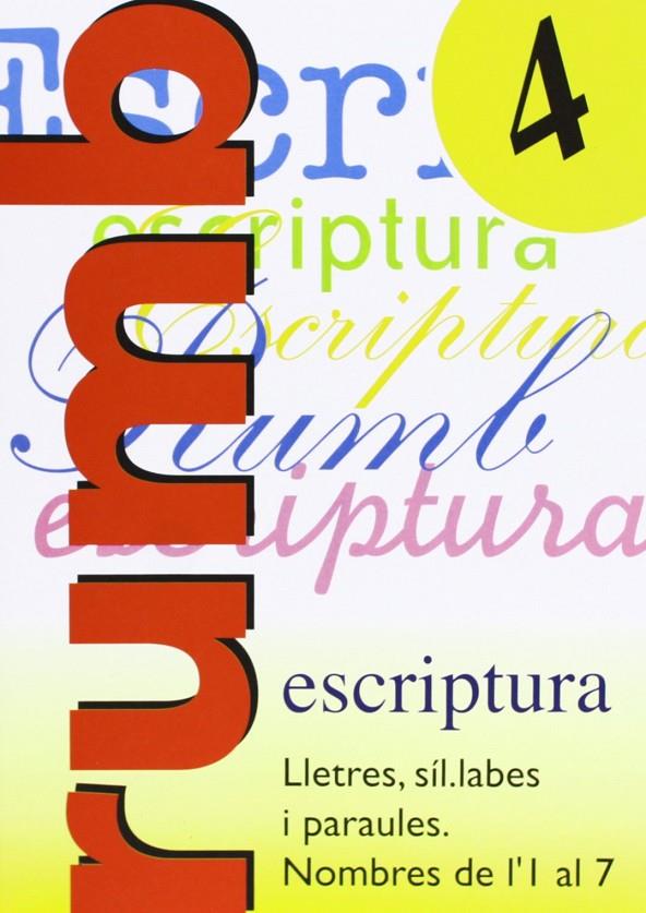 Rumb  4 escriptura | 9788486545130 | Martí Fuster, Rosa Maria / Nadal, J.