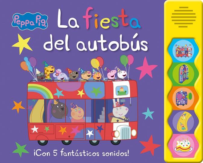 Peppa Pig. Libro con sonidos - La fiesta del autobús | 9788448868833 | Hasbro/eOne