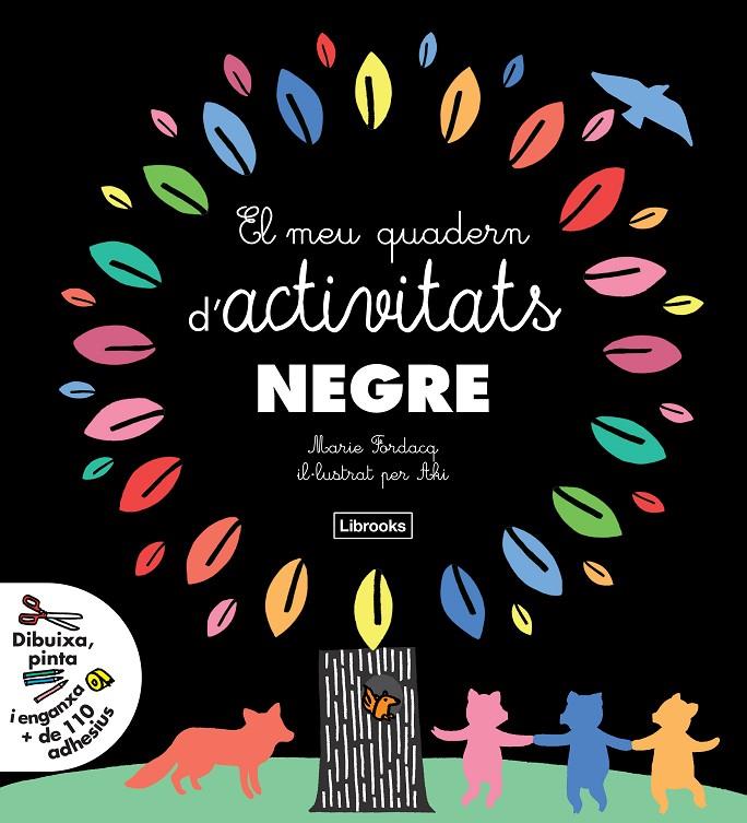 El meu quadern d'activitats negre | 9788494574306 | Marie Fodacq - Aki