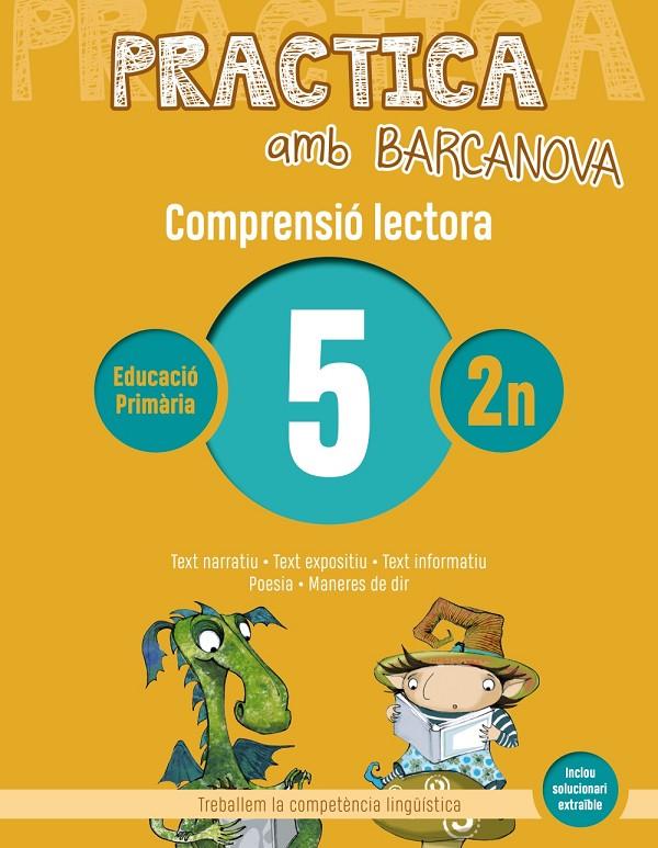 Practica amb Barcanova  5. Comprensió lectora  | 9788448948481 | Camps, Montserrat/Canela, Teresa