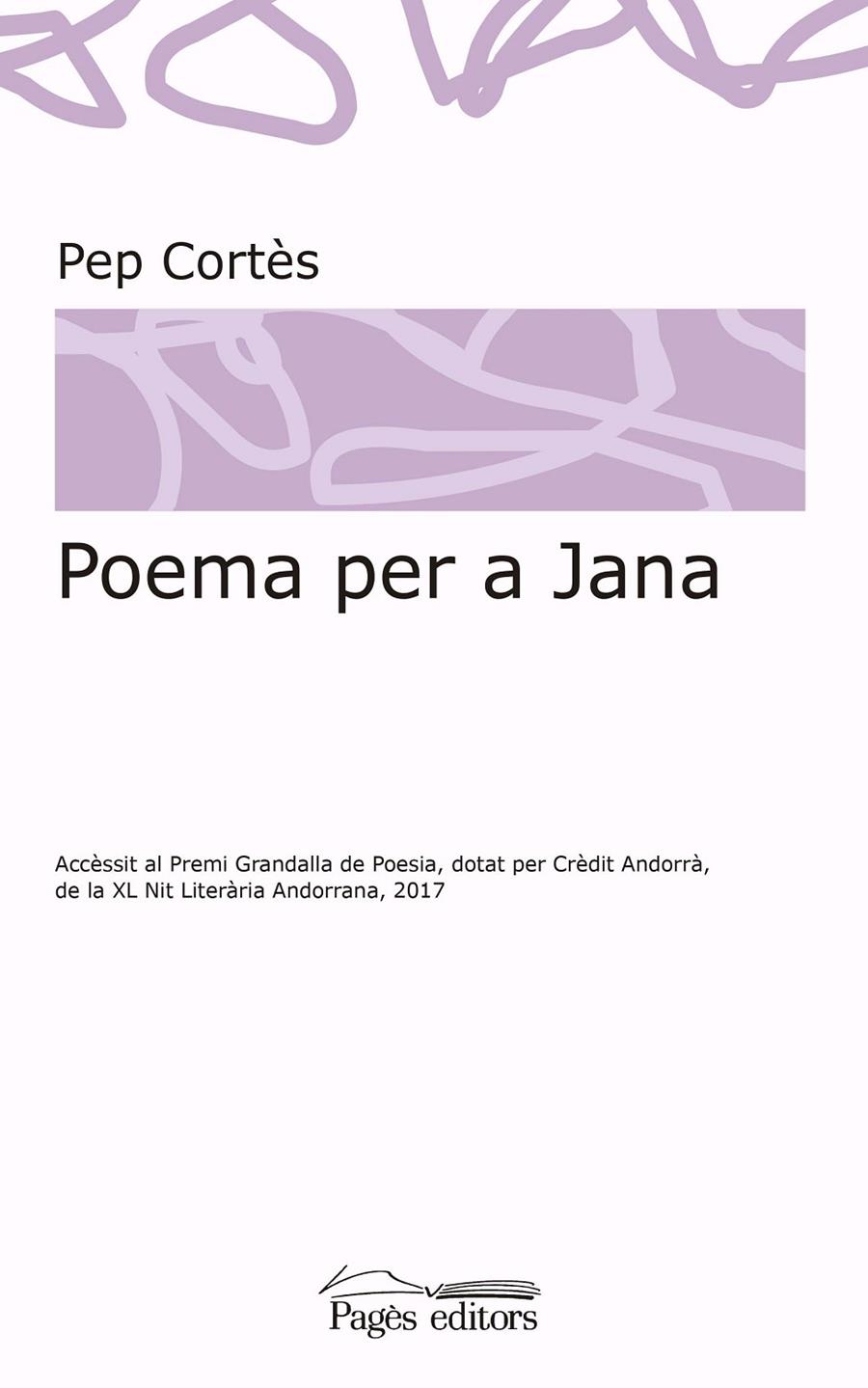 Poema per a Jana | 9788413030036 | Pep Cortès