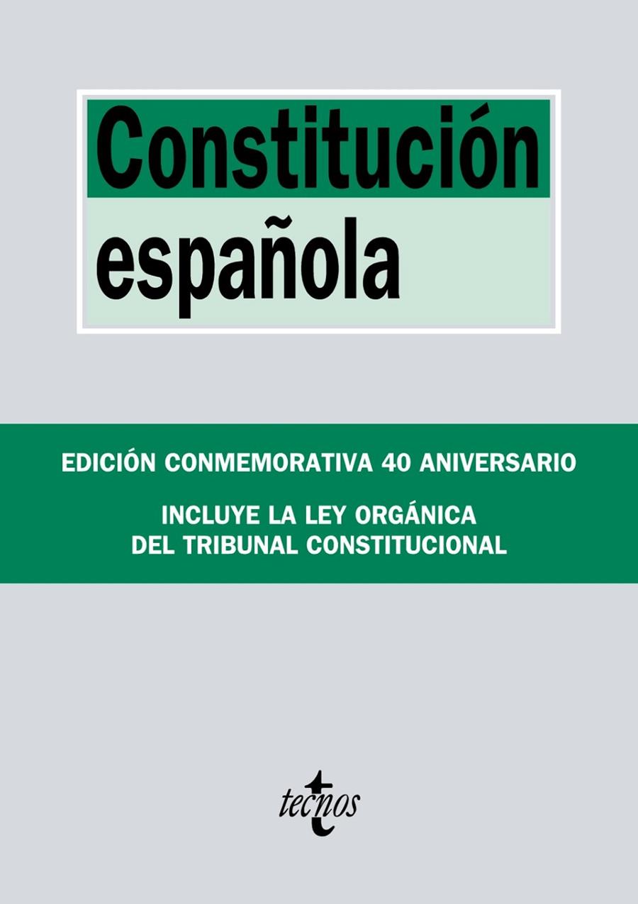 Constitución Española | 9788430974986 | Editorial Tecnos