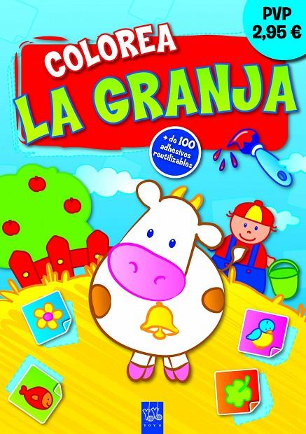 Colorea la granja. Vaca | 9788408036630 | Yoyo