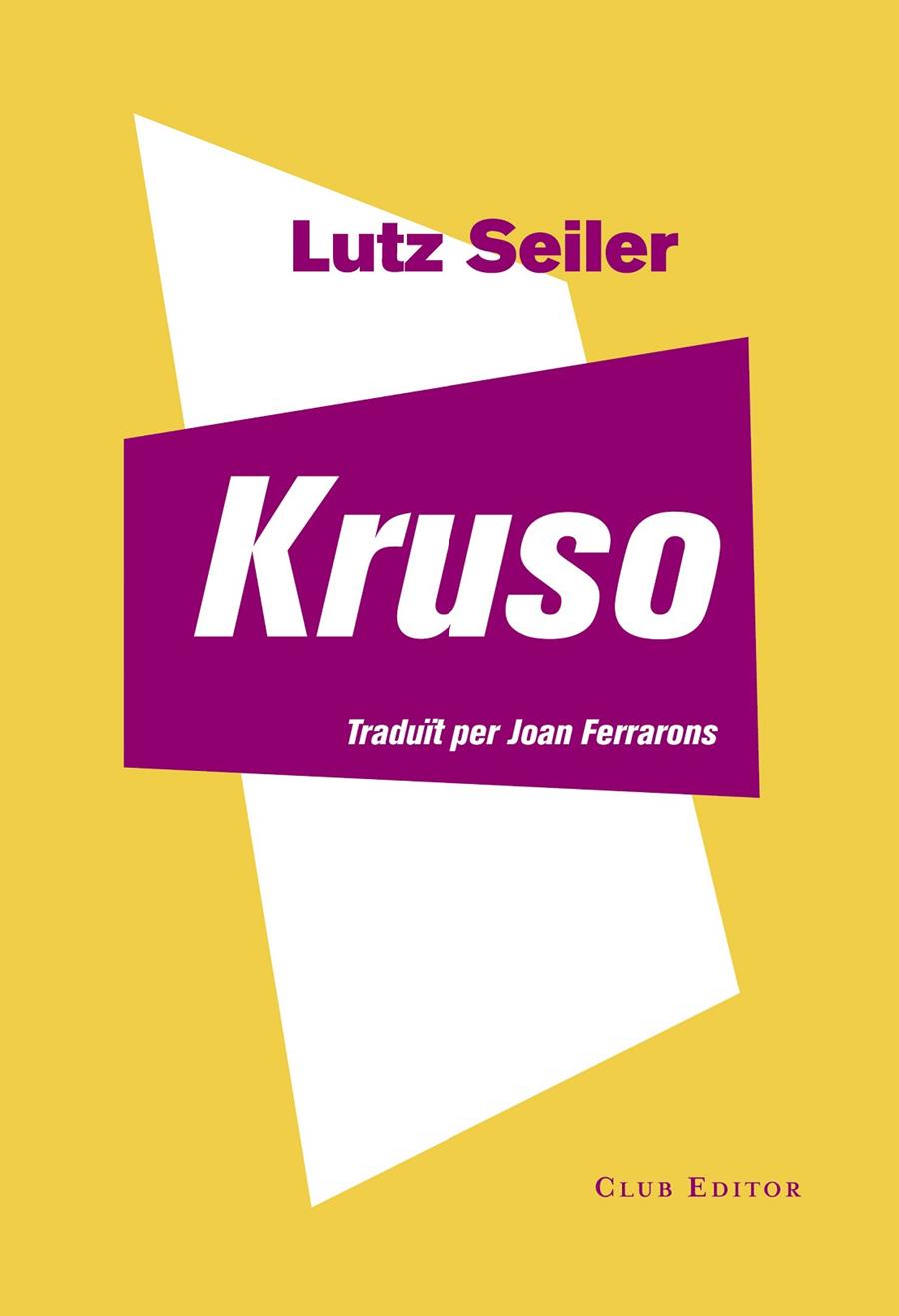 Kruso (català) | 9788473292122 | Lutz Seiler