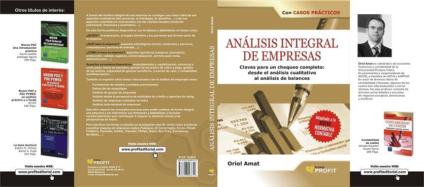 Análisis integral de empresas | 9788496998629 | Oriol Amat