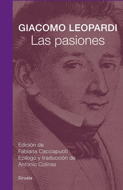 Las pasiones | 9788498418057 | Giacomo Leopardi