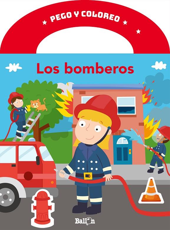 Pego y coloreo - Los bomberos | 9789403212746 | BALLON