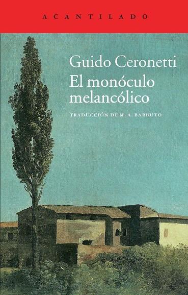 El monóculo melancólico | 9788415689300 | Guido Ceronetti