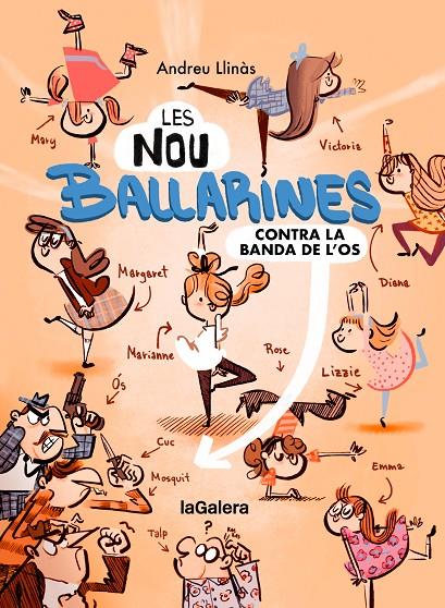 Les nou ballarines 1. Contra la banda de l'os | 9788424674465 | Llinás Duran, Andreu