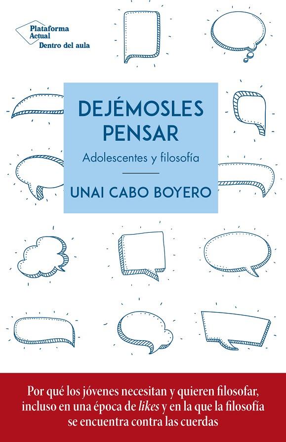 Dejémosles pensar | 9788417886936 | Cabo Boyero, Unai