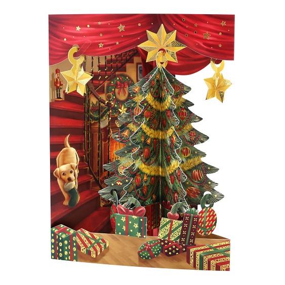 Postal Swing Cards 3D pop-up Arbre de Nadal | 5018997132159