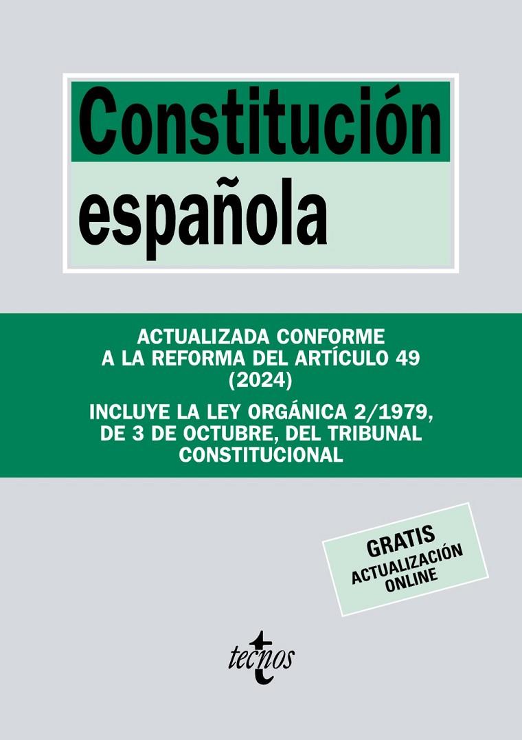 Constitución Española | 9788430990399 | Editorial Tecnos