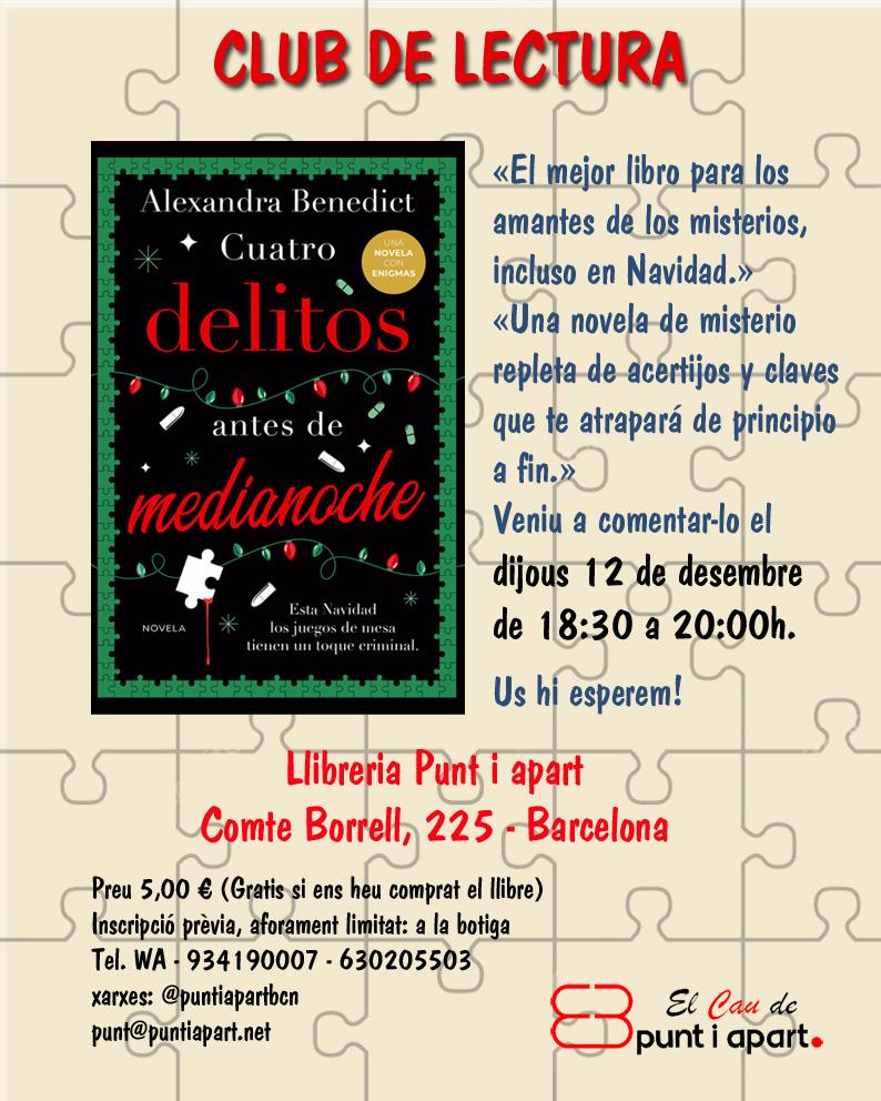 Club de lectura "Cuatro delitos antes de medianoche" - 