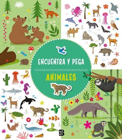 Encuentra y pega - Animales | 9789403239439 | Baloon