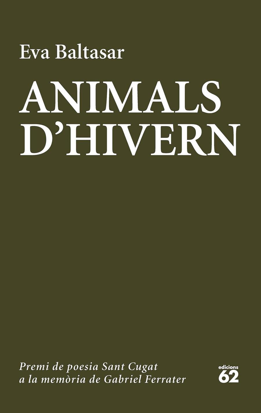 Animals d'hivern | 9788429775006 | Eva Baltasar