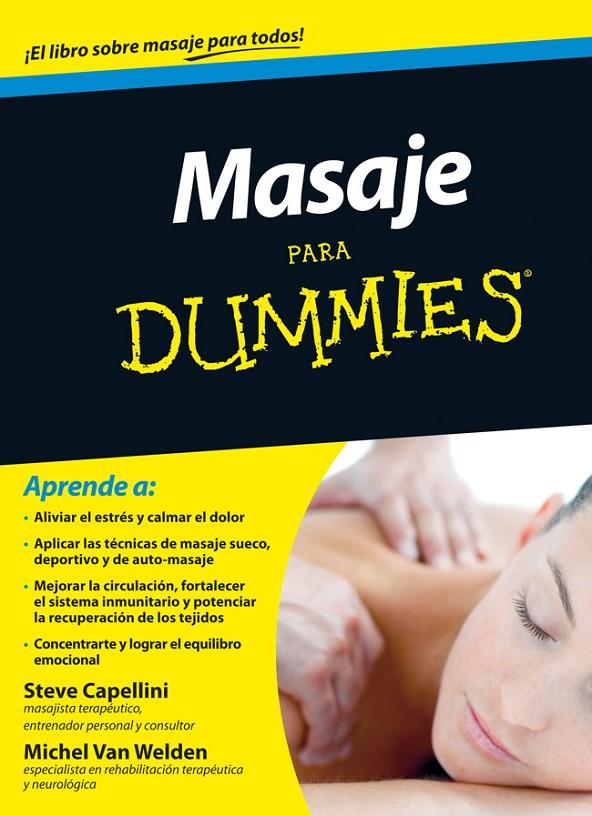 Masaje para Dummies | 9788432901447 | Steve Capellini - Michael Van Welden