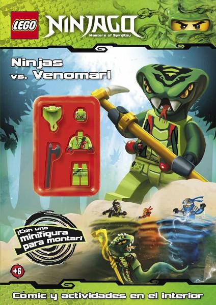 Ninjas vs. Venomari + minifigura lego | 9788408013983 | Lego