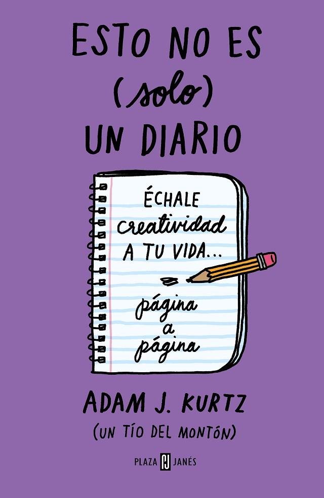 Esto no es (solo) un diario. Edición en morado | 9788401023224 | Kurtz, Adam J.