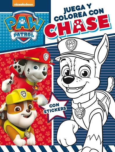 Paw Patrol. Juega y colorea con Chase | 9788437201665 | Nickelodeon,