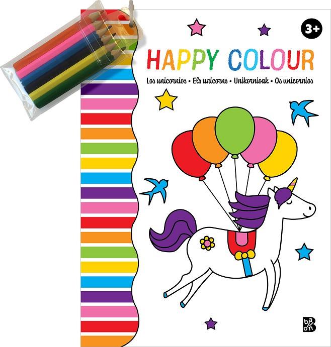 Happy Colour - Els Unicorns | 9789403228938 | BALLON