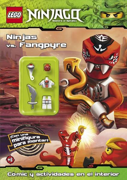 Ninjas vs. Fangpyre + minifigura lego | 9788408013969 | Lego