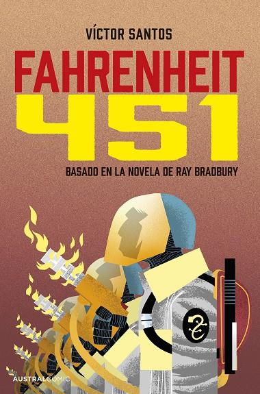 Fahrenheit 451 (novela gráfica) | 9788408298700 | Bradbury, Ray/Santos, Víctor