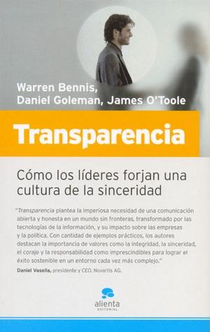 Transparencia | 9788492414031 | Warren Bennis, Daniel Goleman, James O'Toole