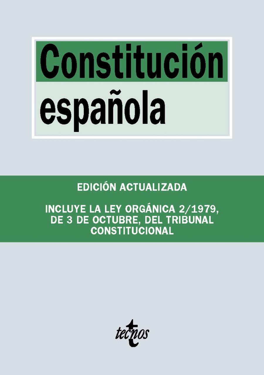 Constitución Española | 9788430977178 | Editorial Tecnos