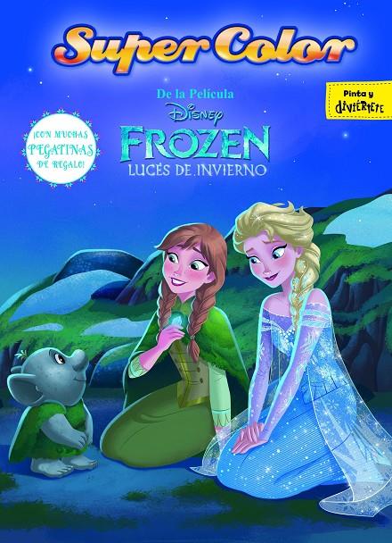 Super Color. Frozen. Luces de invierno | 9788499518824 | Disney