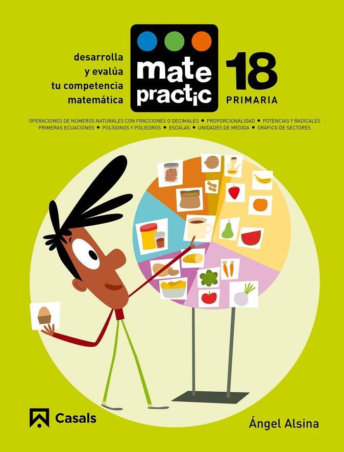 Cuaderno Matepractic 18 Primaria | 9788421858332 | Alsina Pastells, Àngel