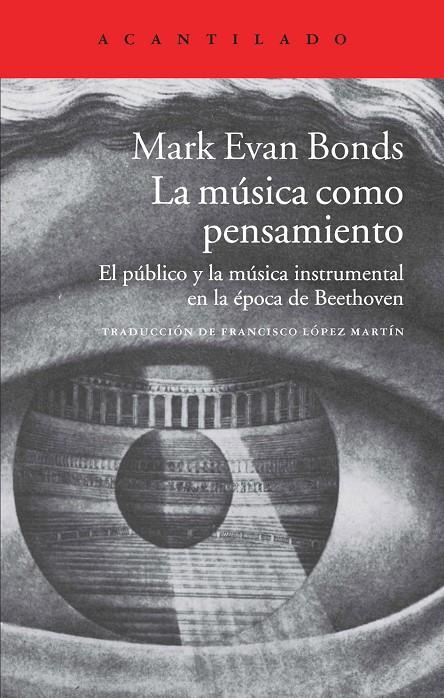 La música como pensamiento | 9788416011162 | Mark Evan Bonds