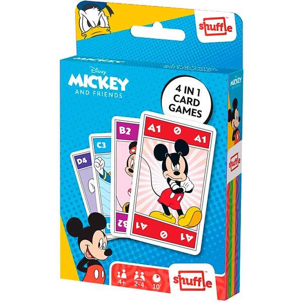 Joc de cartes Mickey 4 en 1 | 5411068861895