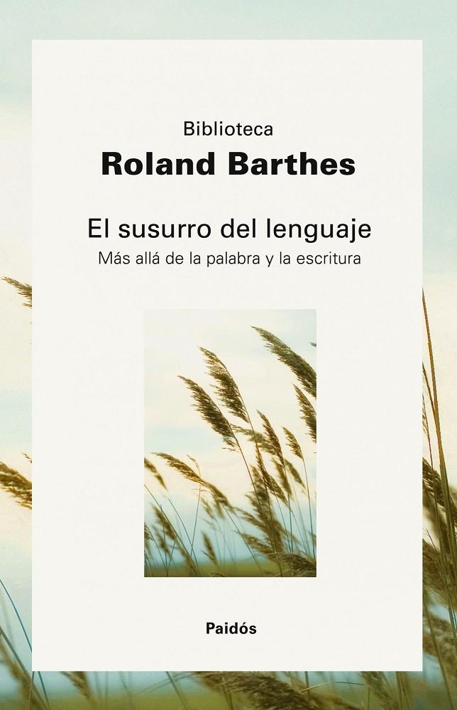 El susurro del lenguaje | 9788449322754 | Roland Barthes